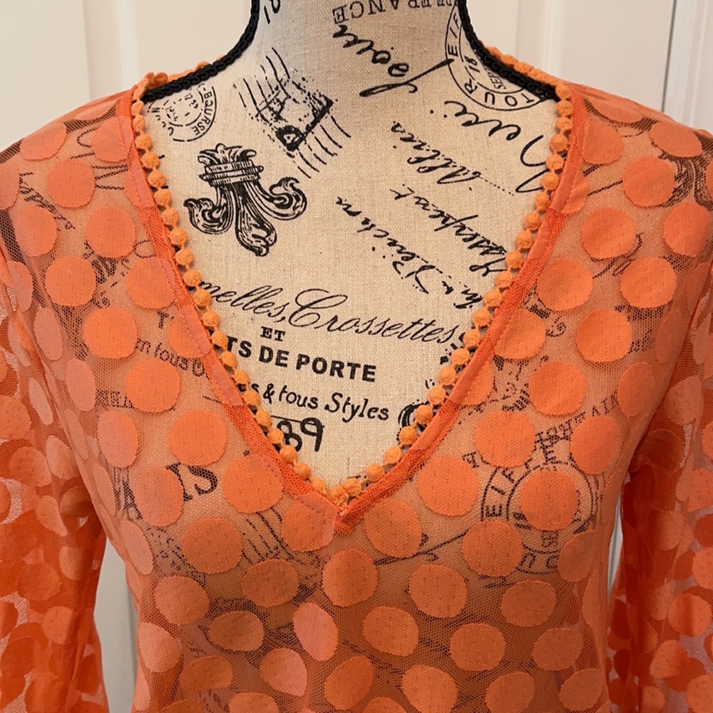 Orange cover up - Picture 3 of 5